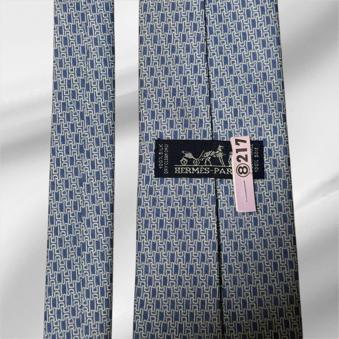 Superb Condition HERMES Current Logo Allover Patt… - image 5