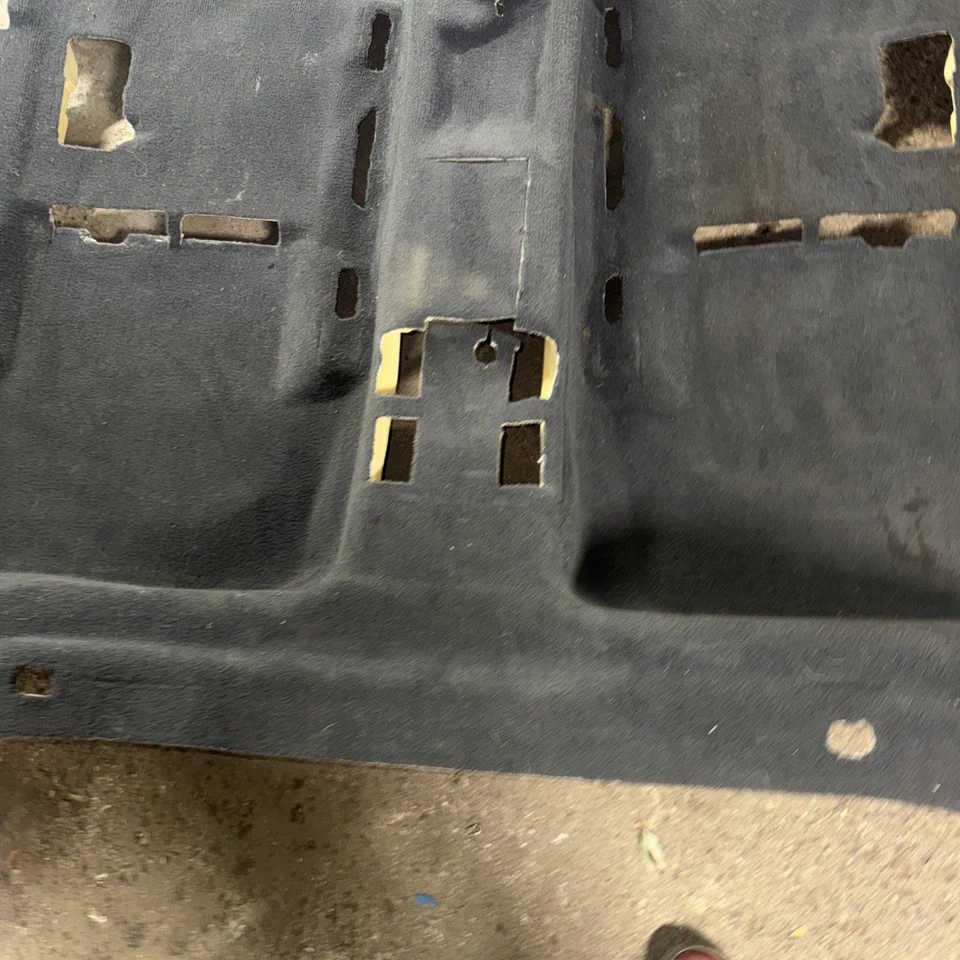 Alfombra interior piso Audi A4 S4 2010-16 8K1-863-021 - negra OEM Foto 2 de 4