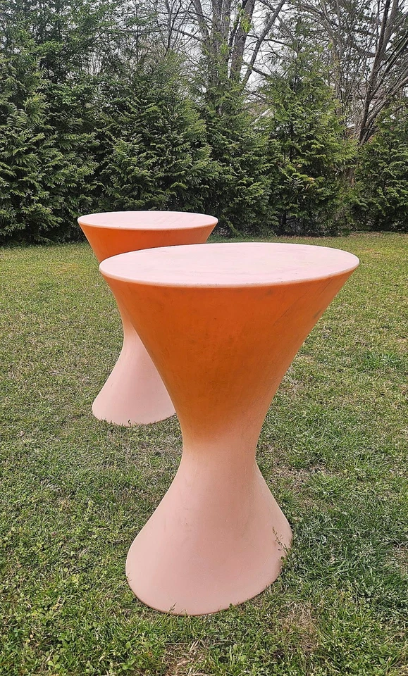 Marco Maran para Parri - ¡MESAS DE PATIO/PISCINA! Raro juego de 4 Foto 2 de 4