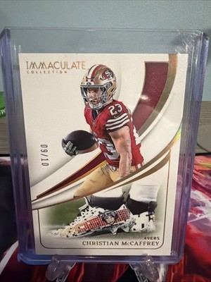 Christian McCaffrey 2024 Panini Immaculate Collection #61 49ers Cleats Gold /10