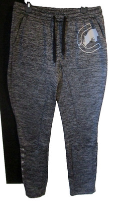 NWOT~ECKO UNLTD Drawstring Tapered Leg SWEATPANTS Men's Gray SZ M Logo Graphic