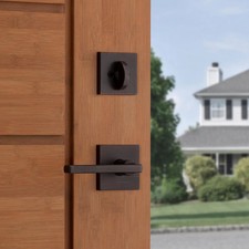 Kwikset 966 HFL SQT 11P Halifax Lever Single Cylinder Interior - Venetian Bronze