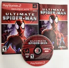 Ultimate Spider-Man (Sony PlayStation 2 PS2, 2005) COMPLETE CIB Tested - Wear