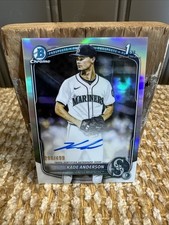 2025 Bowman Draft Kade Anderson 1st Bowman Chrome Refractor Auto /499 Mariners