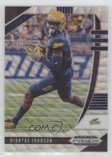 2020 Panini Prizm Draft Picks Blue Wave Prizm 203/299 Diontae Johnson #37 nd3