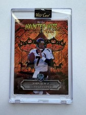 John Elway 1/4 Haunted Hits Carousel Cross Hatch Shimmer Parallel 2025 Wild Card