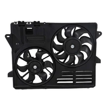 Engine Radiator Cooling Fan Assembly For Ford Mustang Black 2015 2016 2017 2018
