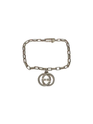GUCCI bracelet interlocking G 17 SV925 mens U