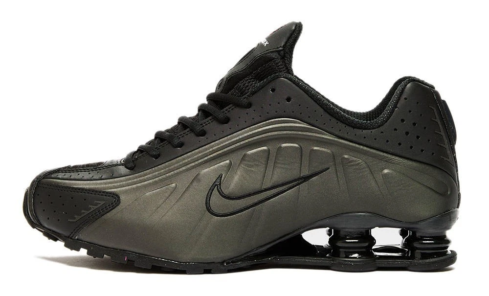 Nike Shox R4 Shoes Triple Black HQ1988-001 Men's Size 8