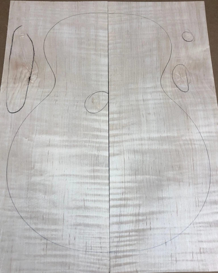 BBCT202 | Cubo de Ganga Figura Llama Arce Tallado Top | Grado 3A - 5A | BOGO 50% o Foto 3 de 3