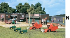 N Scale - Olsen Feed & Larsen's Implement - :"Building Kit"  - DPM-66100