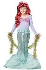 Little Mermaid Ariel Sea Princess Dress Up Child Halloween Costume