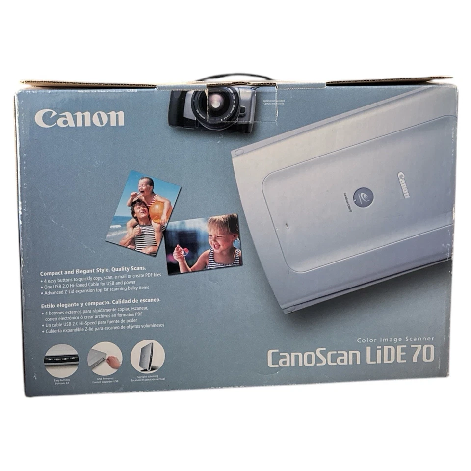 Canon CanoScan LiDE70 Flatbed Scanner USB 2.0 Hi-Speed Brand New Never Been Used - Image 2 of 4