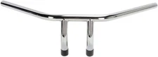 EMGO 07-93422 1" T-Bar Handlebar - 8" - Dimpled - Chrome