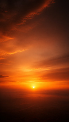 Warm Sunset Glow Wallpaper Calm Abstract Aesthetic Background HD