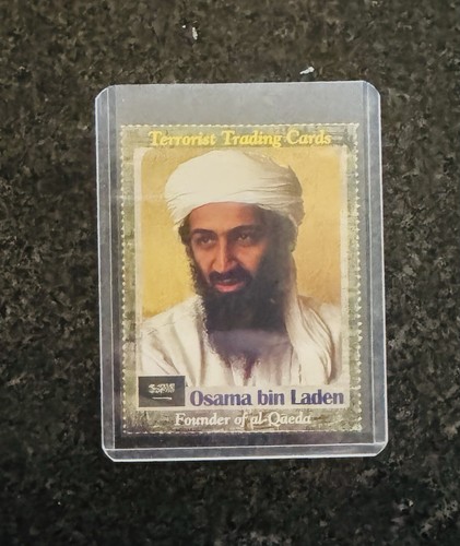 Osama Bin Laden - Sammelkarte 2012, Terrorist, 9/11, selten