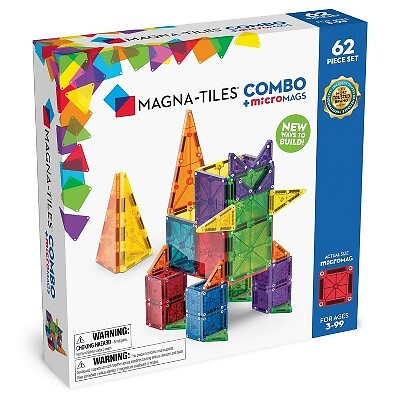 Комбинированные микромагазины MAGNA-TILES 62шт