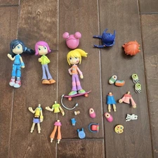 Vintage 2004 CLIQ Dolls LOT Accessories Quest Like Pinky St Interchangeable Toy 