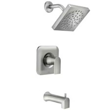 NEW MOEN Genta 82760 Single Handle Tub  Shower Valve Chrome Trim NEW 