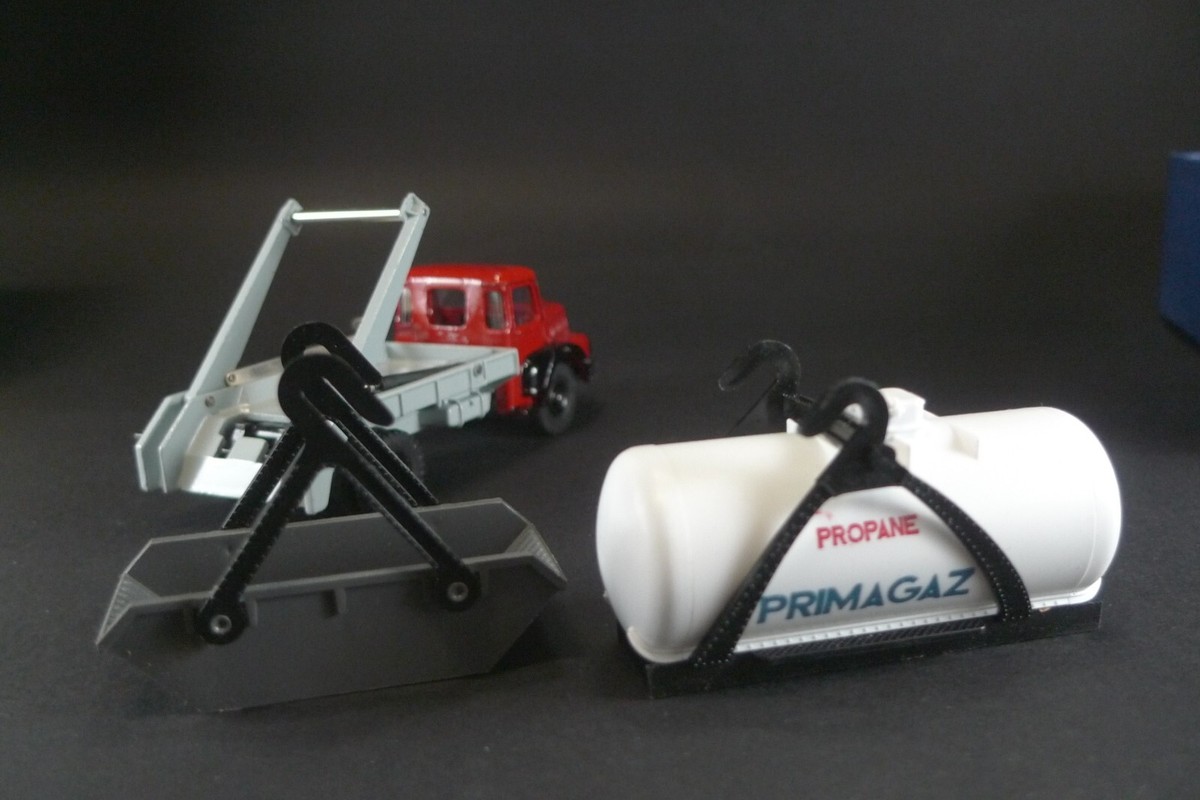 Dinky Toys France – UNIC Multibenne Et Citerne PRIMAGAZ – Réf 805 – Avec Boîte