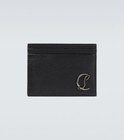 100% AUTHENTIC NEW MEN CHRISTIAN LOUBOUTIN KIOS EMPIRE BLACK CARD WALLET/CASE — photo 1