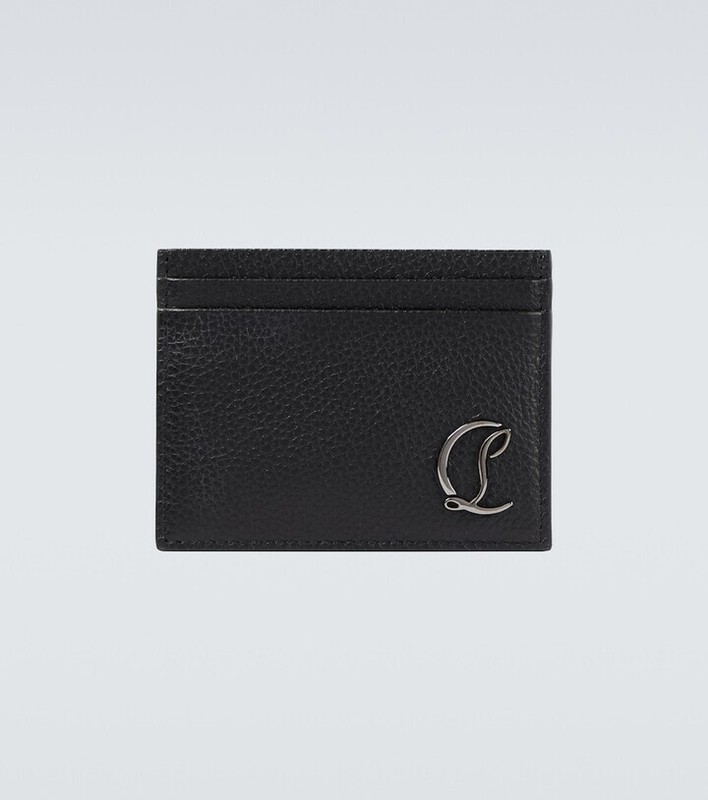 100% AUTHENTIC NEW MEN CHRISTIAN LOUBOUTIN KIOS EMPIRE BLACK CARD WALLET/CASE