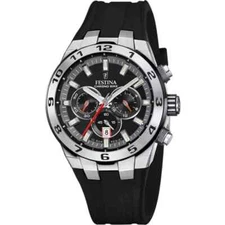 Festina Chrono Bike F206716 Mens Rubber Straps Analog Dial Quartz Watch 44.5 mm