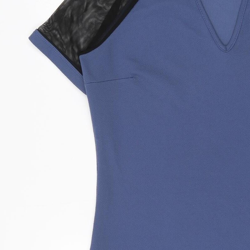 Select Womens Blue Polyester Blend Shift Size 14 - image 9