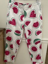 Love Moschino womens pants size 6,colorfull side pockets,fun to wear