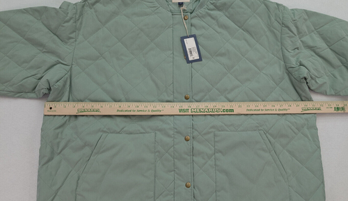 Universal Thread Women's Quilted Jacket Chore Coat Size 3X Green Oversized NEW - Picture 6 of 14