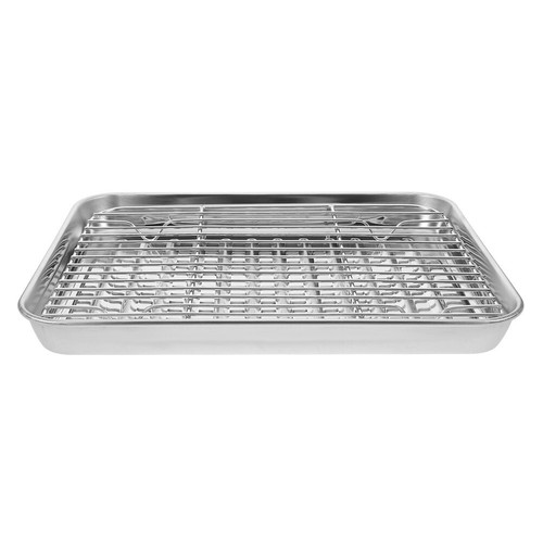 Brathähnchen-Servierplatte Teller Für Snacks Ofen Gestell Backform - Bild 5 von 17