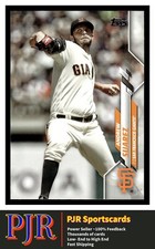 2020 Topps Update #U-217 Andrew Suarez San Francisco Giants