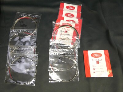 HUGE LOT of Super Sensitive Red Label 4/4 Cello Strings