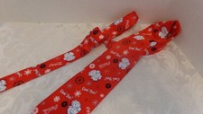 COCA COLA MEN'S TIE HOLIDAY POLAR BEARS RED