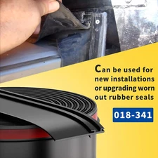 1x Racewill 1/2"x2.75"x35' RV Trailer Slide Out Wiper Seal Rubber Weather Seal