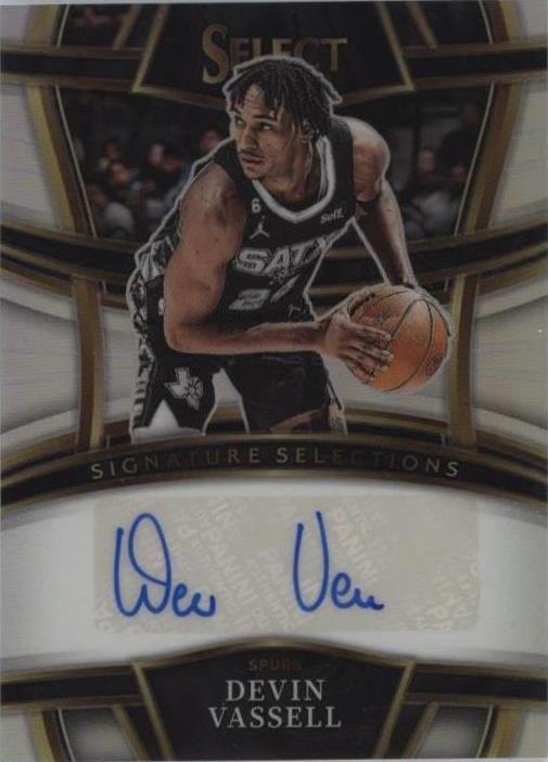 2022-23 Panini Select - Devin Vassell #SS-DVV - 1 of 2