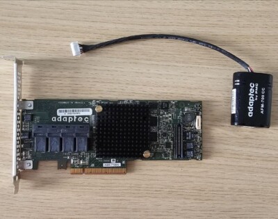 Adaptec RAID-Controller 4CH 1GB SAS SATA 6G PCI-E - ASR-71605 Batterie