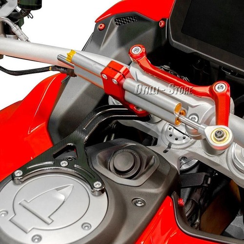 Motorcycle Steering Stabilizer Damper Kit For Ducati Multistrada V4S 2021-2024 - Picture 5 of 10