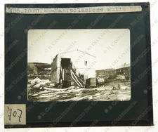 NORWAY Lofoten island whales industry 1890c magic lantern slide photo