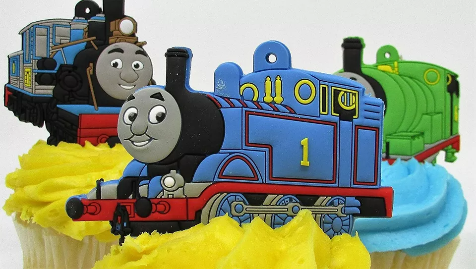Thomas the Train Birthday Cupcake Cake Party Favor Set Thomas the Tank Engine - Image 3 of 4