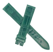 Genuine Chopard 15mm x 14mm Green Alligator Leather Watch Band Strap B0202-0138