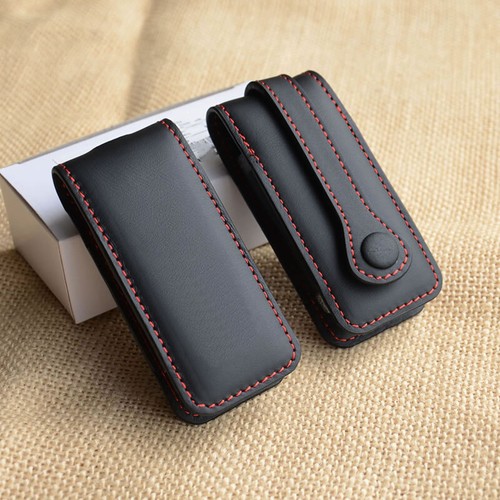 Genuine Leather Key Fob Case Cover For Porsche 911 Cayenne Macan Panamera 718 - Picture 11 of 25
