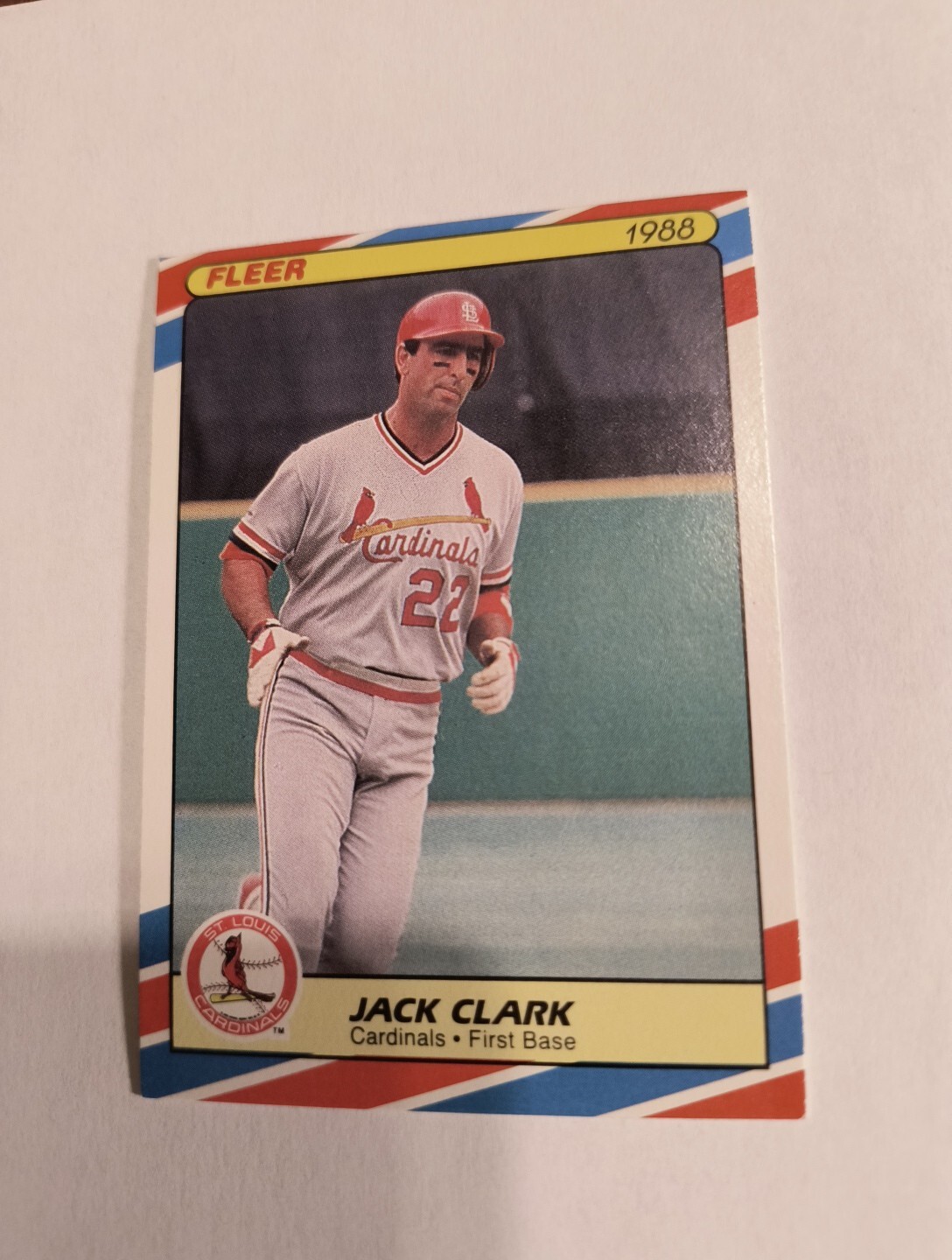 JACK CLARK 1988 FLEER  SUPERSTARS #7 OF 44 FREE SHIPPING