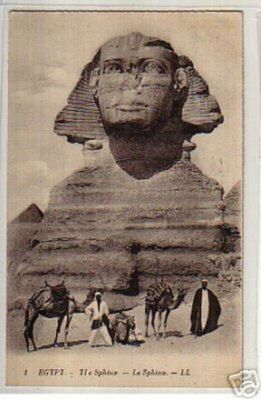 12694 Postcard Egypt Egypt le Sphinx around 1920