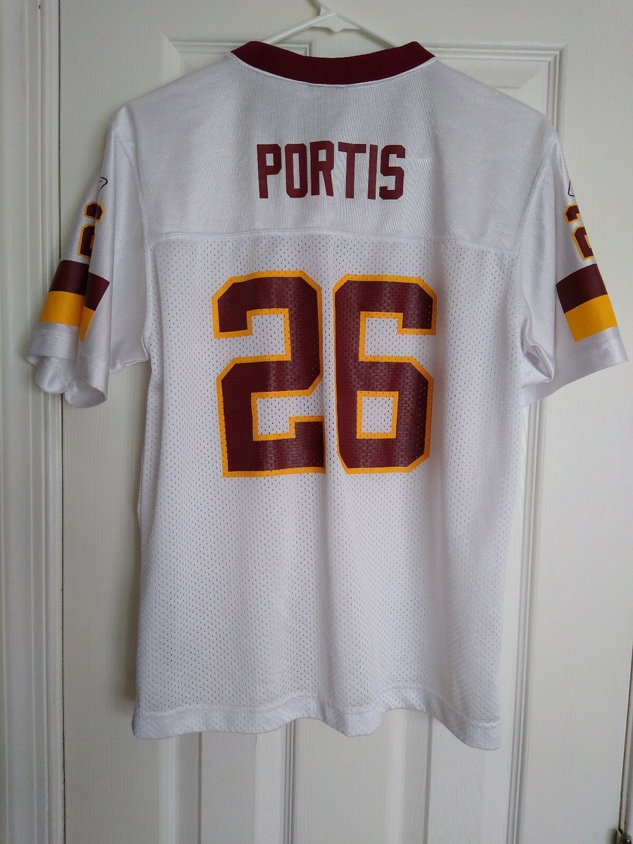 Reebok NFL Redskins PORTIS ユニフォーム ホワイト Reebok Large (14-16) youth Washington Redskins White #26 Clinton