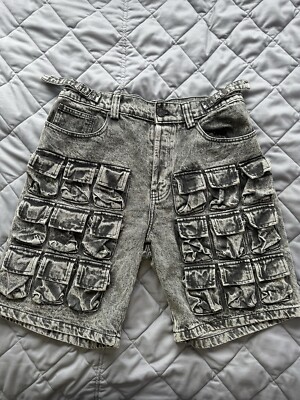 Flanuer Mondial 32 Pocket Denim Shorts