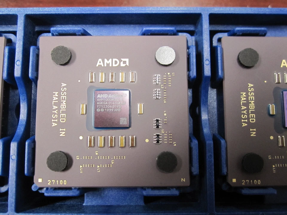 AMD Mobile Athlon 4 1000 AHM1000AUQ3B Socket A CPU OEM NEW Vintage - Image 2 of 3