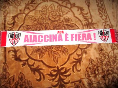 Echarpe scarf sciarpa schal bufanda ACA Aiacciu Ajaccio A