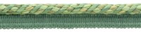"GrüNer Nebel, SalbeigrüN, BlassgrüN 3/8\" Dekorativer Lip Cord [8 Yards]"