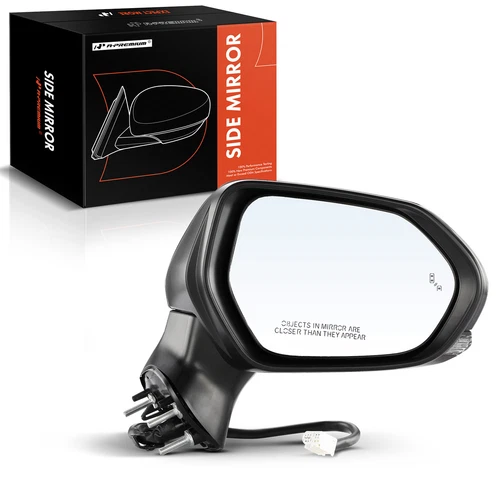 A-Premium Black Powered Heated Mirror w/ 7Pins Right for Toyota Camry 2018-2023